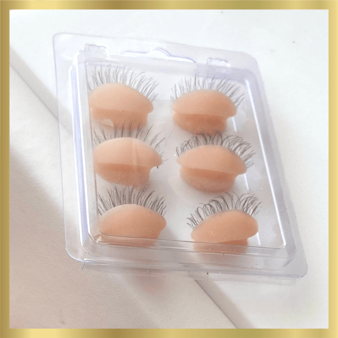 LASH QUEEN - Real Life Practice Training Head Eyelids - Pack of 2 - UK LASH GLOBAL