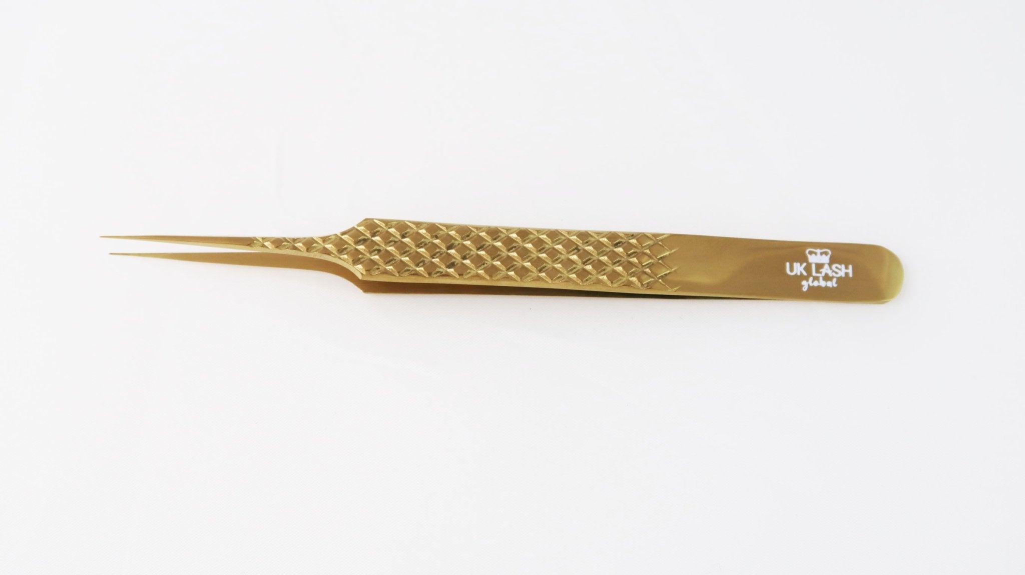 The Royal Gold "STRAIGHT" Tweezer - UK LASH GLOBAL
