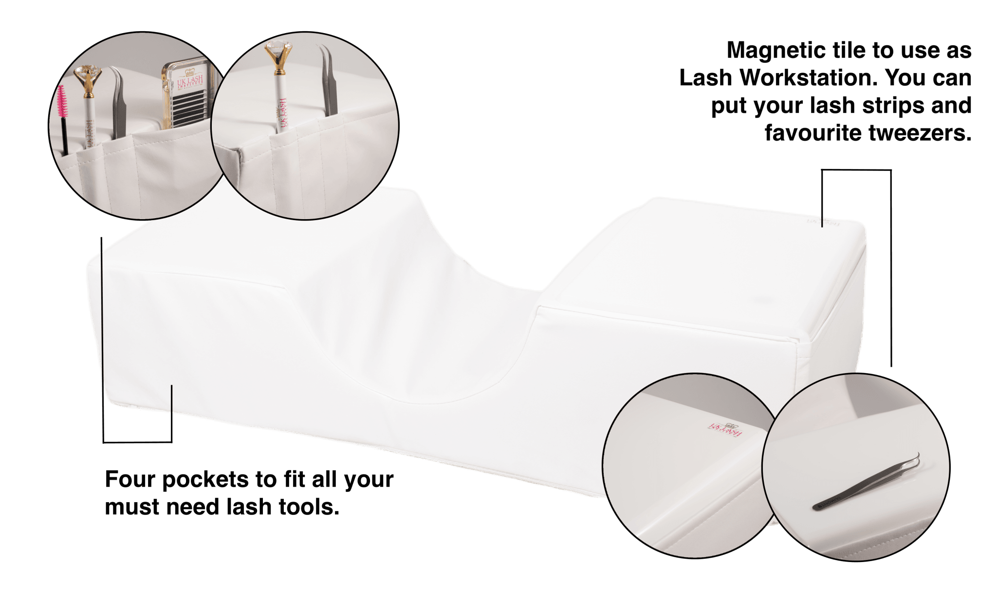 Lash Pillow Work Station CROWNETICS