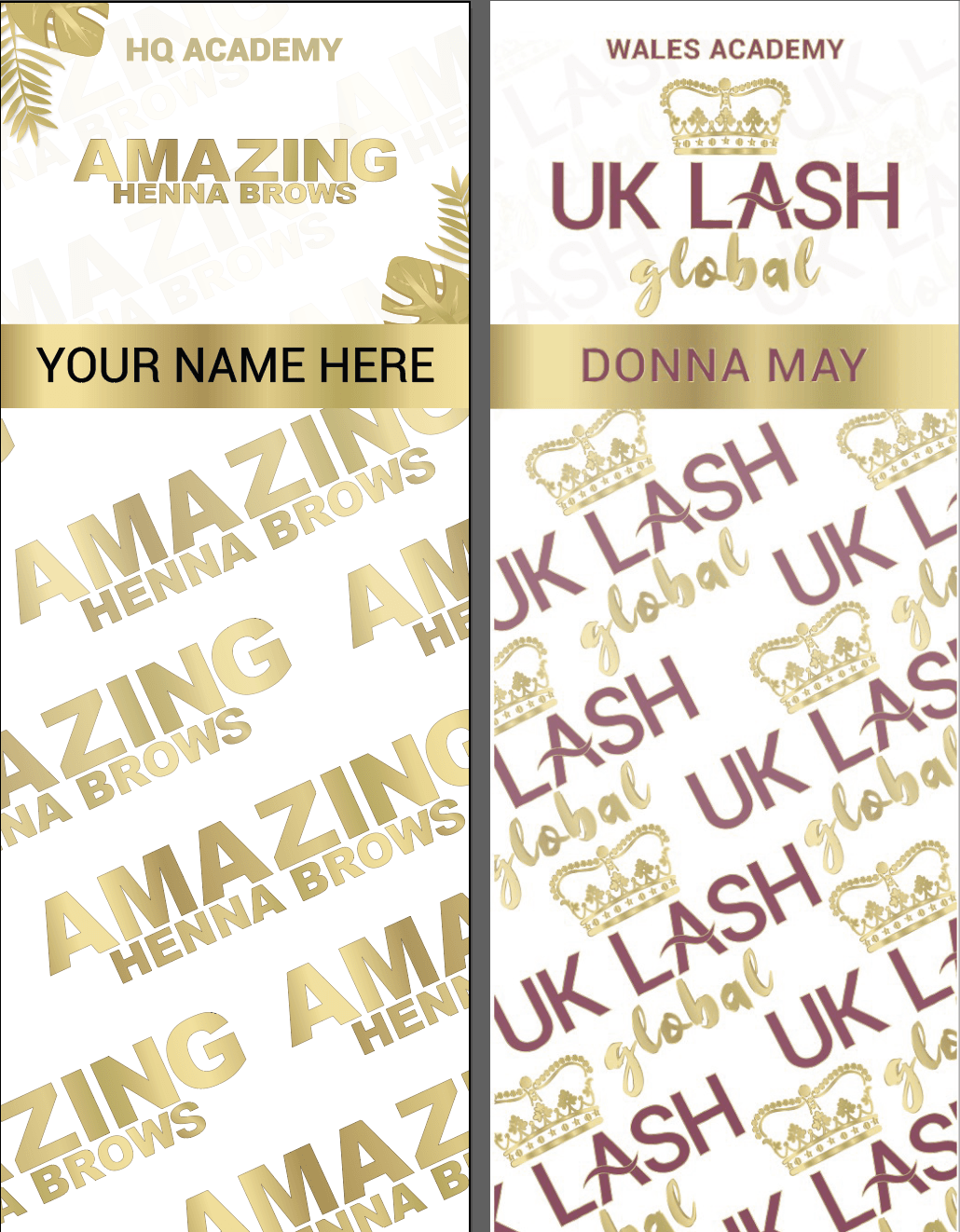 Rollerbanner - Small - UK LASH GLOBAL